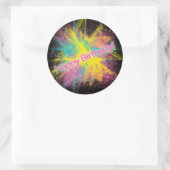 Rond Joyeux Sticker d'anniversaire (Sac)