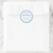 Rond Joyeux Sticker d'anniversaire (20) (Sac)
