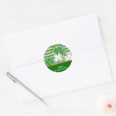 Rond Joyeux Sticker de la Saint Patrick (Enveloppe)