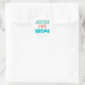 Rond Justice Pour Sticker Waylon (Sac)