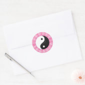 Rond Karate Party Favoriser Sticker pour une fille (Enveloppe)