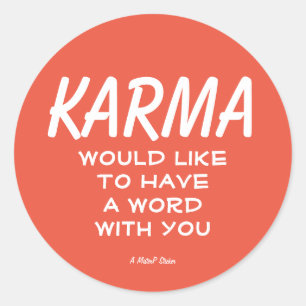 Rond Karma - Un Sticker MisterP