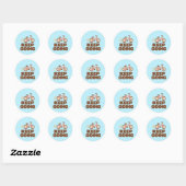 Rond KEEP GOING Motivational Round Sticker (Feuille)