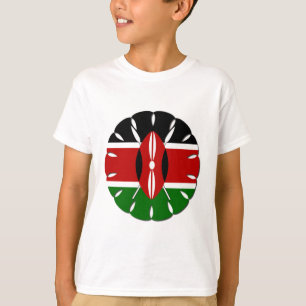 Rond Keniaans motief: een nationaal symbool T-shirt