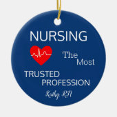 Rond keramisch zurenversieringsmiddel ornament (Voorkant)