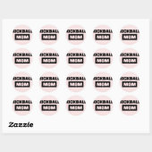 Rond kickball maman Sticker (Feuille)