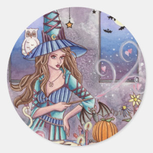 Rond Kirra - Sticker pour sorcière et hibou