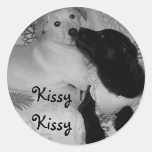 Rond Kissy Kissy STicker