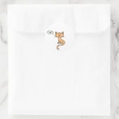 Rond Kitty textuel - Sticker (Sac)