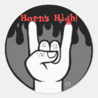 klaxons haut sticker