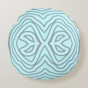 Rond Kussen, Klassieke stof print patroon ontwerp Kussen