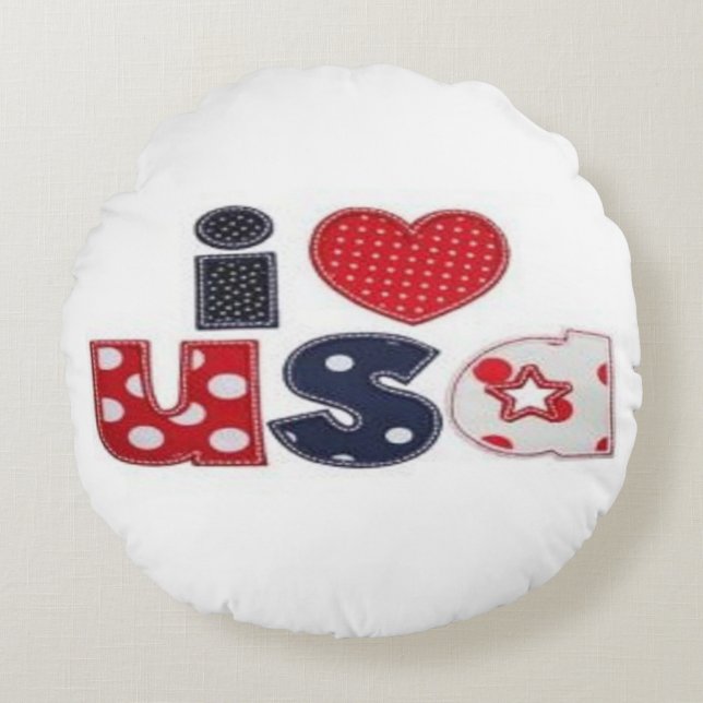 Rond Kussen. Rond Kussen (Voorkant)