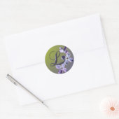 Rond L Sticker à enveloppe Lilac Monogramme (Enveloppe)