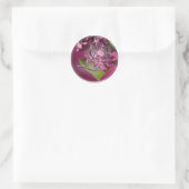 Rond L Sticker à enveloppe Lilac Monogramme (Sac)