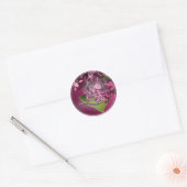 Rond L Sticker à enveloppe Lilac Monogramme (Enveloppe)