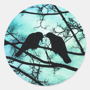 Rond La Courtoisie du Sticker Crows