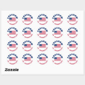 Rond La liberté est essentielle Sticker (Feuille)