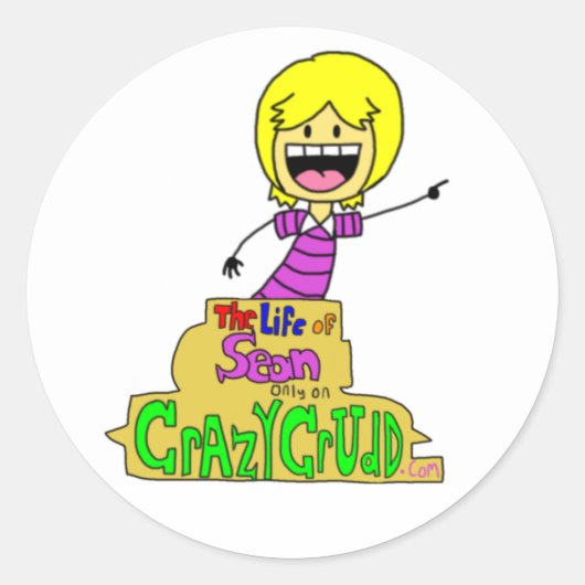 Rond La vie du Sean Sticker (Devant)