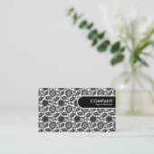 Rond Label - Floral Pattern 280313 (Staand voorkant)