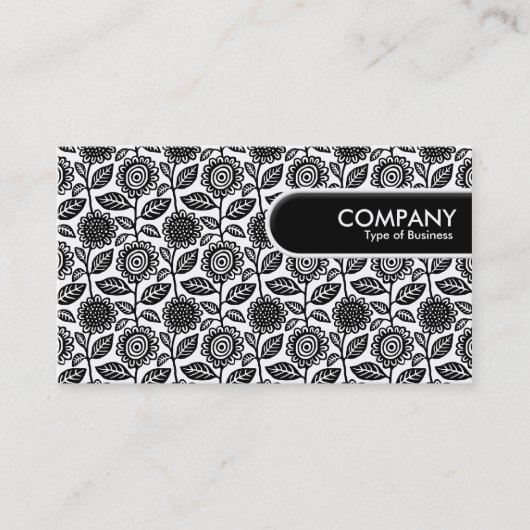 Rond Label - Floral Pattern 280313 (Voorkant)