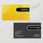 Rond Label rand - Bubble Cloud Yellow (Voorkant / Achterkant)