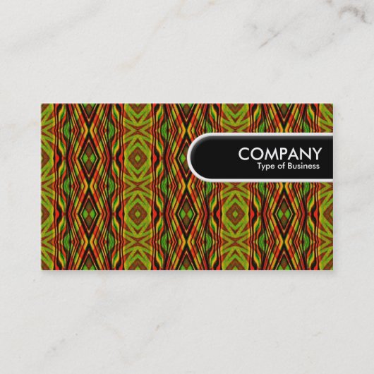 Rond Label rand - Geometrisch patroon (Voorkant)