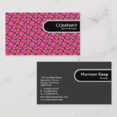 Rond Label rand - Kleurrijk geometrisch 03 (Voorkant / Achterkant)