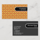 Rond Label rand - Kleurrijk geometrisch 07 (Voorkant / Achterkant)