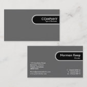 Rond Label rand - Midden grijs (Voorkant / Achterkant)