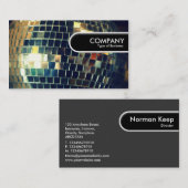 Rond Label rand - Mirror Ball (Voorkant / Achterkant)