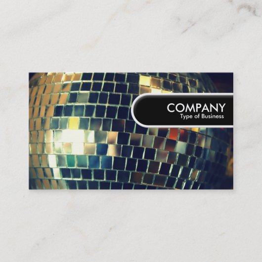 Rond Label rand - Mirror Ball (Voorkant)