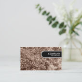 Rond Label rand - Sepia Leaves (Staand voorkant)