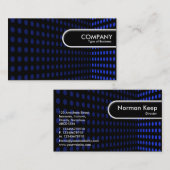 Rond Label rand - Toonhoek - Blauw II (Voorkant / Achterkant)