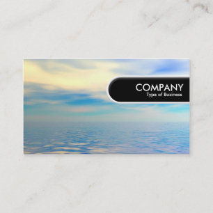 Rond Label - Tropisch Zee