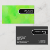 Rond Label van de Rand - Geschilderd Groen II (Voorkant / Achterkant)