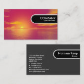 Rond Label van de Rand - Sunrise Sunset (Voorkant / Achterkant)