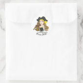 Rond Lady Pirate Sticker Round (Sac)