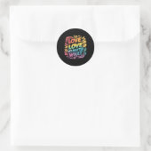 Rond L'Amour Est L'Amour Pas Ce Sticker (Sac)