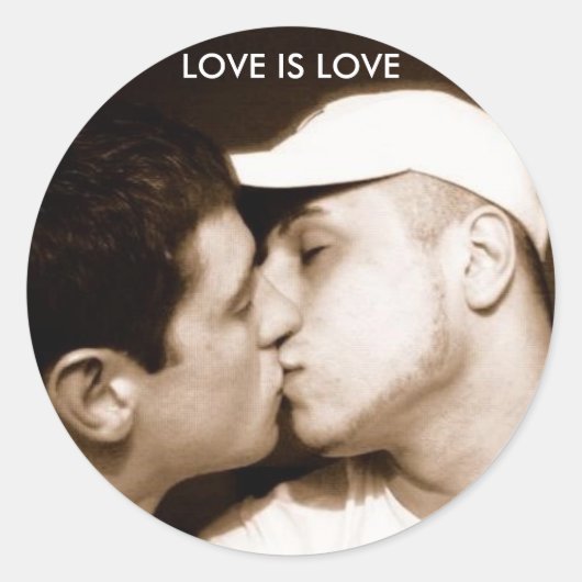 Rond L'Amour Est Un Sticker D'Amour (Devant)
