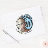 Rond L'artiste D de Daz Girling Sticker (Enveloppe)