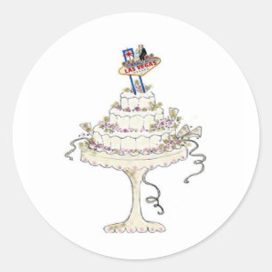 Rond Las Vegas AJOUTEZ VOTRE PROPRE Sticker Mariage TEX