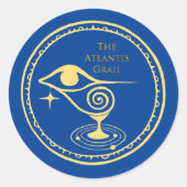 Rond L'Atlantis Grail - Série Logo Sticker (Devant)