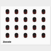 Rond Le célèbre Sticker One (Feuille)