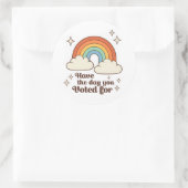Rond Le Jour Où Vous Avez Voté Pour Sticker (Sac)