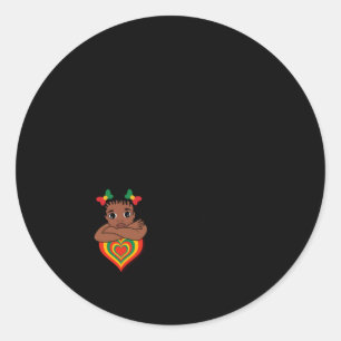 Rond Le Mois de l'Histoire Noire est Sticker de l'Histo