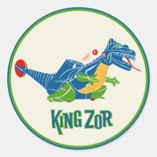 Rond Le Roi vintage Zor Toy Sticker