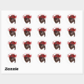 Rond Le Sticker Sibyl Round (Feuille)