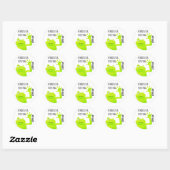 Rond Leap Year/ Leap Day Bébé Sticker (Feuille)