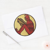 Rond Lecture Sticker Gnome (Enveloppe)