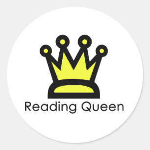 Rond Lecture Sticker Queen